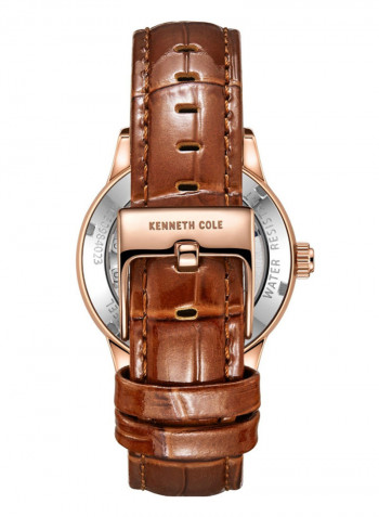 Women's Leather Analog Watch KC50984023