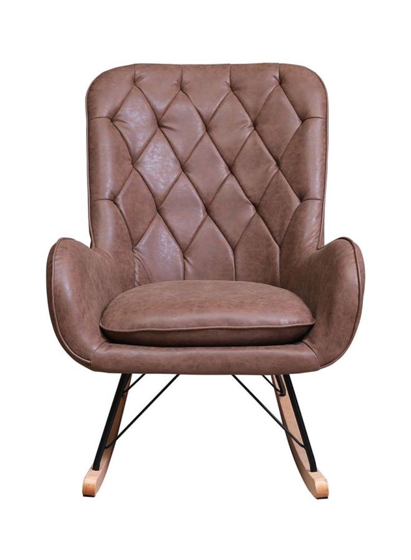 Primo Rocking Chair Brown/Black 74x101x93centimeter