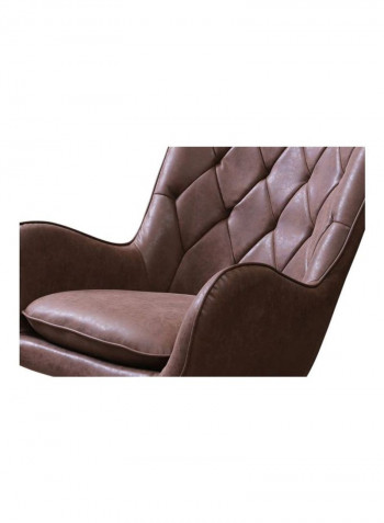 Primo Rocking Chair Brown/Black 74x101x93centimeter