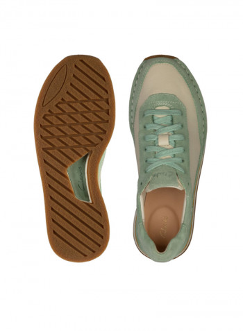 Stylish Slip-On  Casual Sandals Green