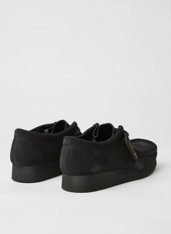 Wallabee 2 Suede Moccasins Black