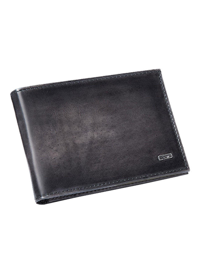 Anticato Stone Bi-Fold Wallet Black