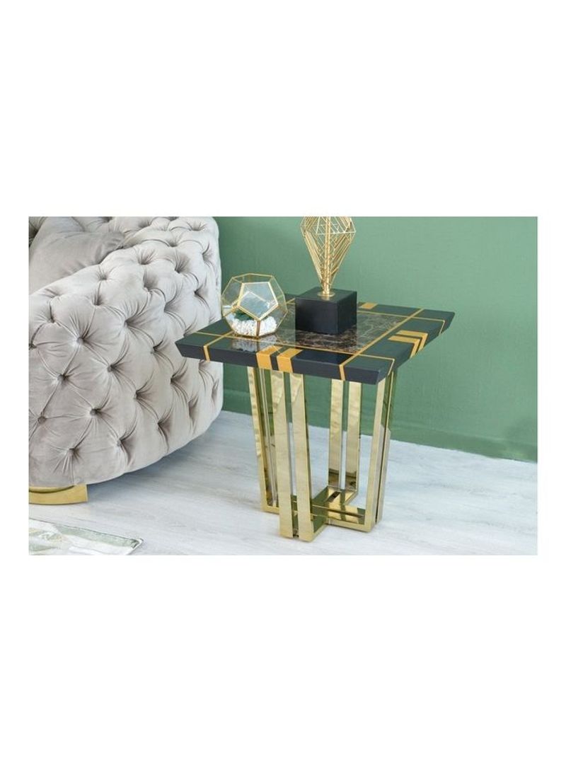 Rushmore End Table Golden/Black