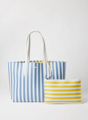 Anna Reversible Striped Tote Multicolour