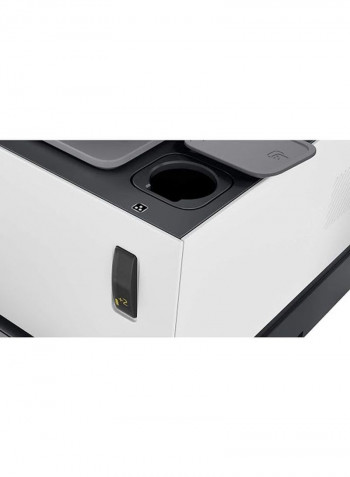 Never Stop LaserJet 1000W Wireless Capability Laser Printer,4RY23A White/Grey