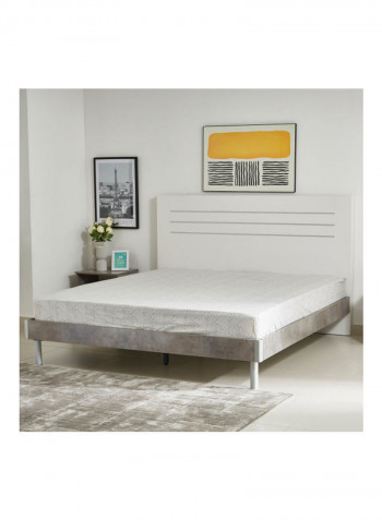 Patara King Bed White/Grey