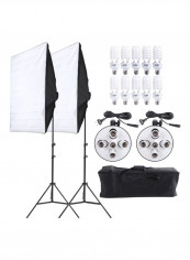Studio Photography Lighting Kit Black/White