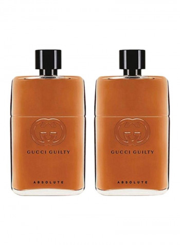 مجموعة هدايا ماء عطر غيلتي أبسوليوت مكونة من قطعتين 2x90مل