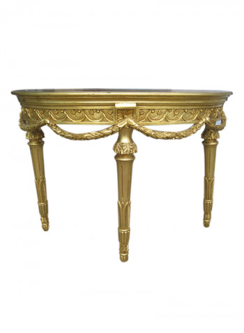 Suzanne Console Table Gold 79x111x45centimeter