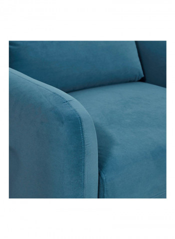 Elva 1-Seater Sofa With Cushion Blue