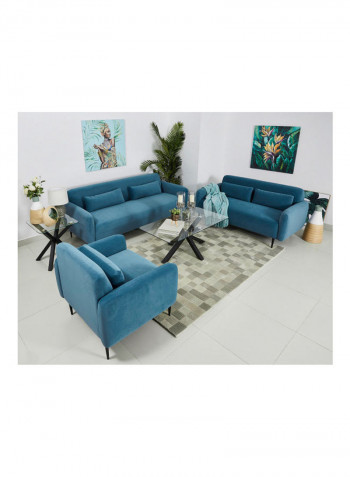 Elva 1-Seater Sofa With Cushion Blue