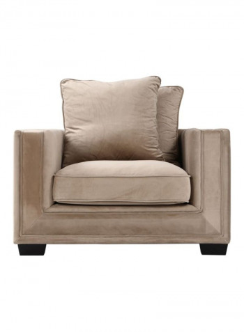 June Armchair Beige 107x65x104cm