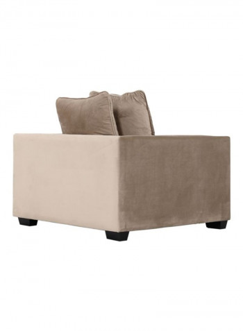 June Armchair Beige 107x65x104cm