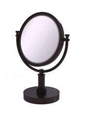 Table Mirror Black/Clear 8inch