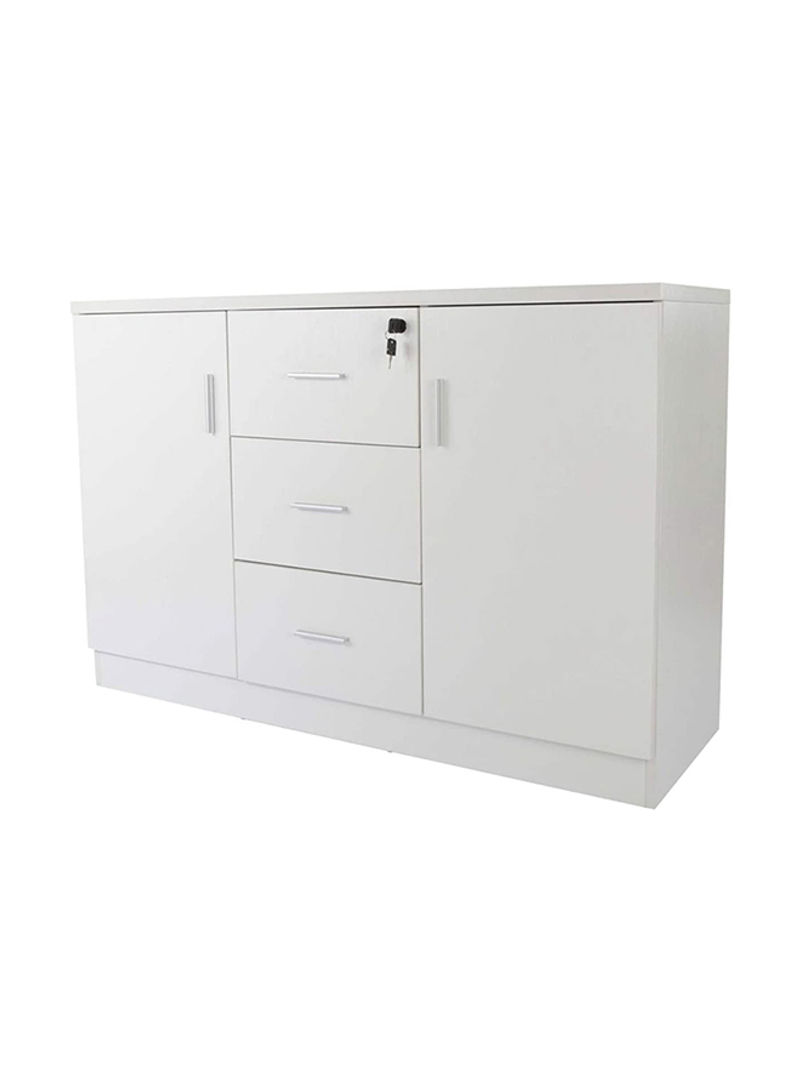 Tough Wooden Storage Cabinet White