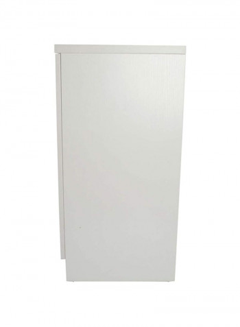 Tough Wooden Storage Cabinet White