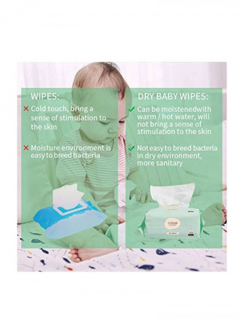 Pack of 6 Baby Wipes Value Box, 100 Count