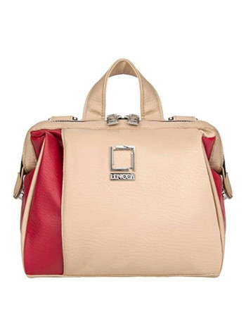 Protective Crossbody Shoulder Bag For Canon Powershot EKPH 160 Digital Camera Red/Beige