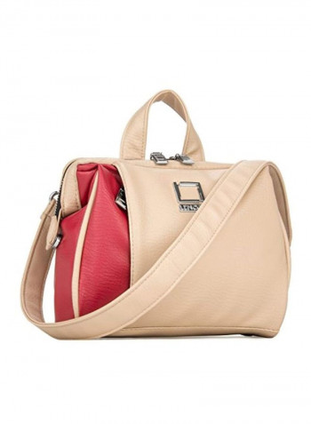 Protective Crossbody Shoulder Bag For Canon Powershot EKPH 160 Digital Camera Red/Beige