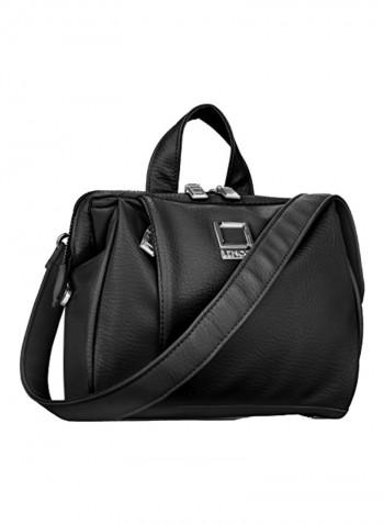 Protective Crossbody Shoulder Bag For Nikon Coolpix S33 Digital Camera Black