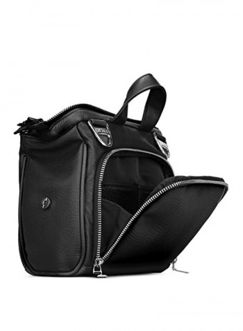 Protective Crossbody Shoulder Bag For Nikon Coolpix S33 Digital Camera Black