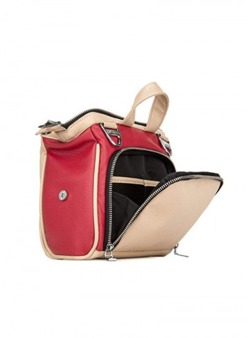 Protective Bag For Fujifilm Red/Beige