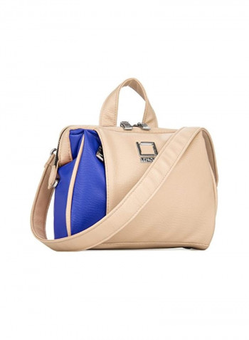 Protective Crossbody Camera Bag For Canon Powershot Sx 400 Blue/Beige