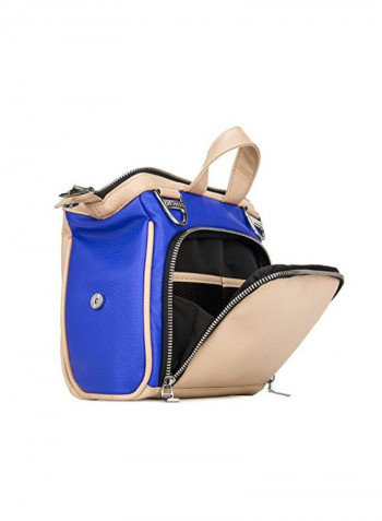 Protective Crossbody Shoulder Bag For Nikon Coolpix P900 Digital Camera Compact Digital Camera Blue/Beige