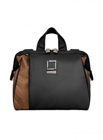 Protective Shoulder Bag For Canon PowerShot S710 Black/Brown