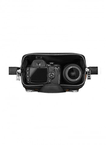 Protective Shoulder Bag For Canon PowerShot S710 Black/Brown