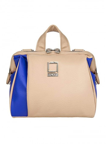 Protective Crossbody Shoulder Bag For Casio Exilim EX-F1 Digital Camera Blue/Beige