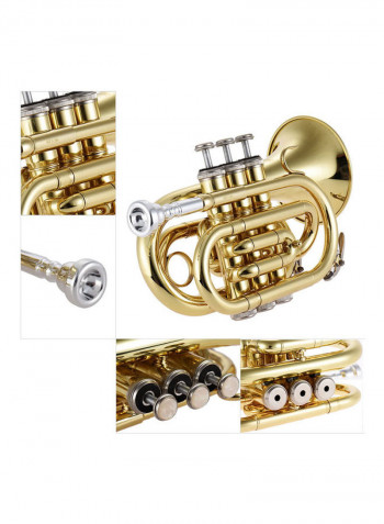 Mini Pocket Trumpet Bb Flat
