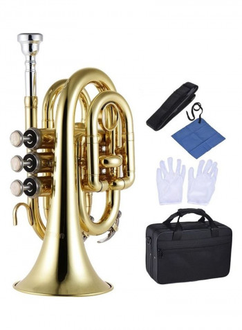 Mini Pocket Trumpet Bb Flat