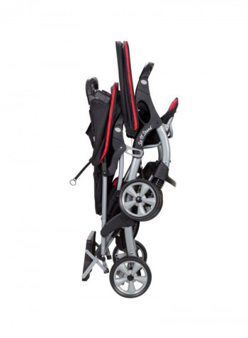 Sit N' Stand Double Stroller - Optic Red/Black
