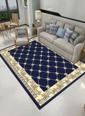 3D Print Comfortable Anti-Skid Soft Mat Blue/Brown 120X180centimeter