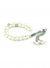 Pearl Prayer Beads with Sterling Silver components