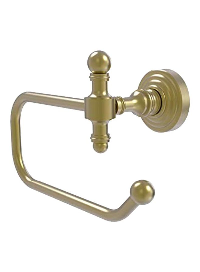 Retro Wave Collection Toilet Paper Holder Gold 2x3.5x7inch