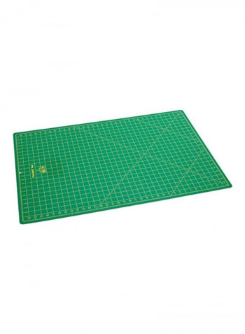 Gridded Mat Green/White 25.2 x 0.1 x 37.1inch