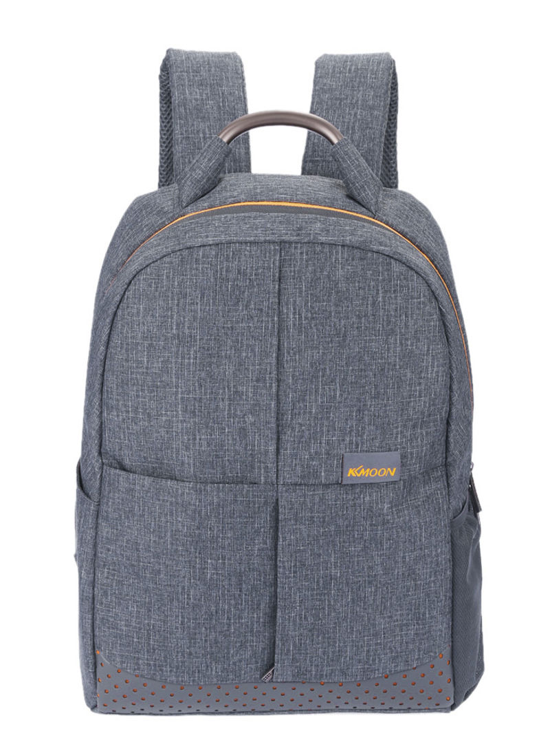 Men's Casual Laptop Backpack Orange/Grey