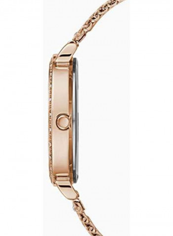 Women's Crystal Studded Analog Watch W1289L3