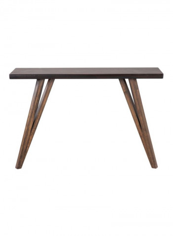 Sunny Wooden Console Table Brown 133x46x84centimeter