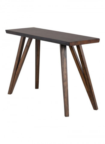 Sunny Wooden Console Table Brown 133x46x84centimeter