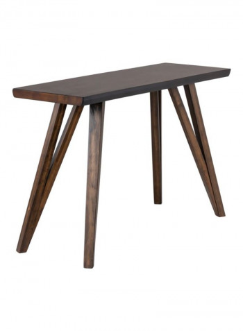 Sunny Wooden Console Table Brown 133x46x84centimeter