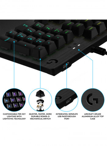 G513 Rgb Usb  Carbon Linear Gaming Keyboard Black