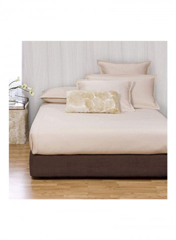 Polyester Fitted Bed Skirt Polyester Brown King