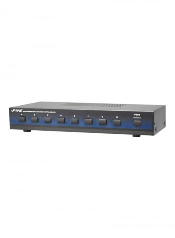 8-Channel Speaker Switch Selector Volume Control Box B0013CC3O0 Black/White