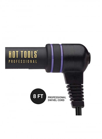 Professional Curling Iron Wand Purple/Black