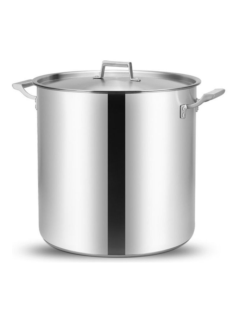 Stock Cooking Pot Silver 54 x 39cm