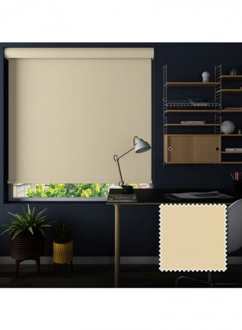 Single Sunset Roller Blackout Window Shade Beige 200x240cm