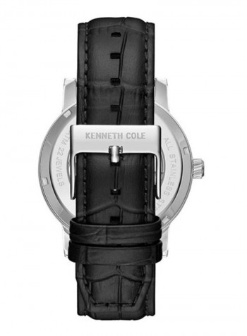 Men's Automatic Water Resistance Leather Analog Watch KC50917007